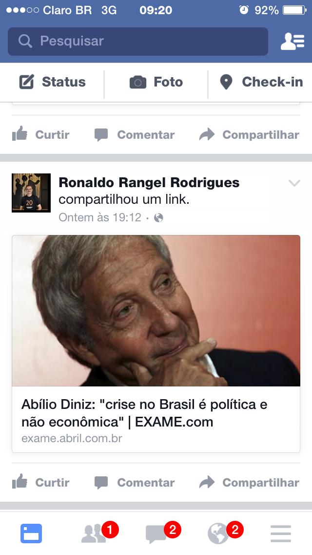 A crise no Brasil não é econômica é política por Abílio Diniz