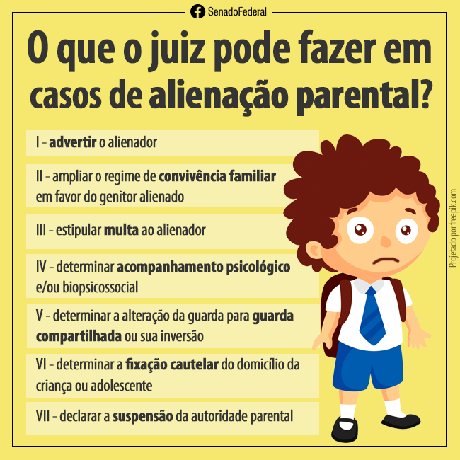 Alienação parental regras o que o juiz pode fazer