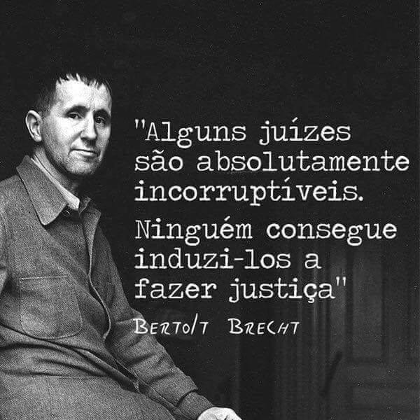 Juízes e corrupção por Bertold Brecht