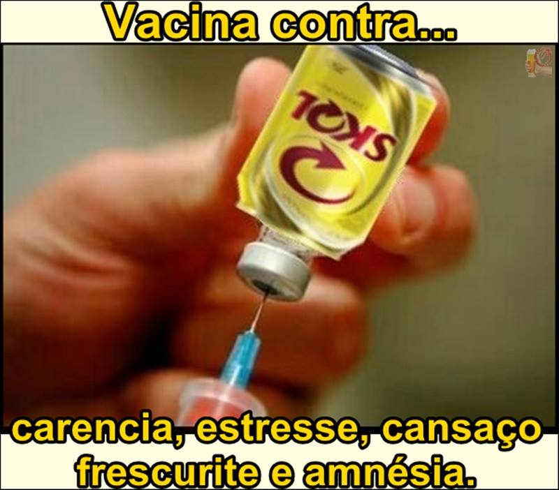 Vacina boa e saborosa