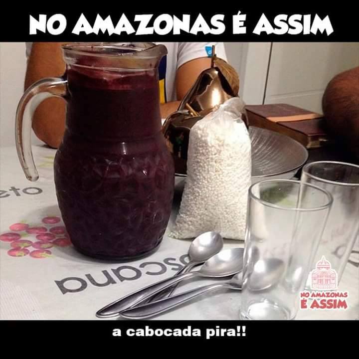 açaí no Amazonas é assim a cabocada pira